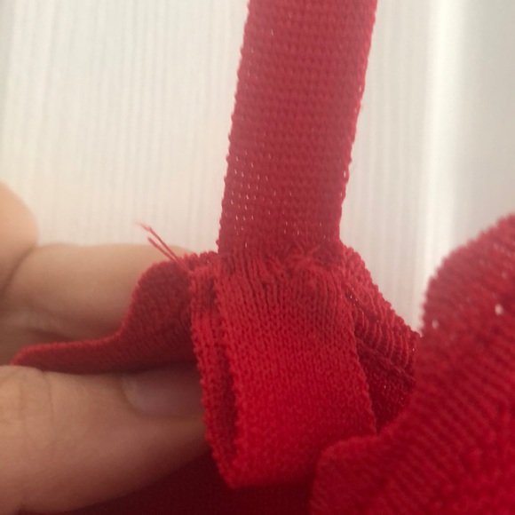 Red Zara Midi Dress - Picture 5 of 5